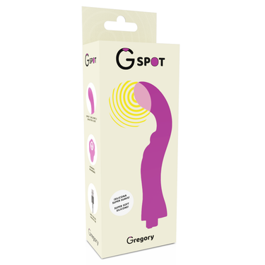 Vibratore ricaricabile G-Spot con 10 modalità di vibrazione e silicone medicale